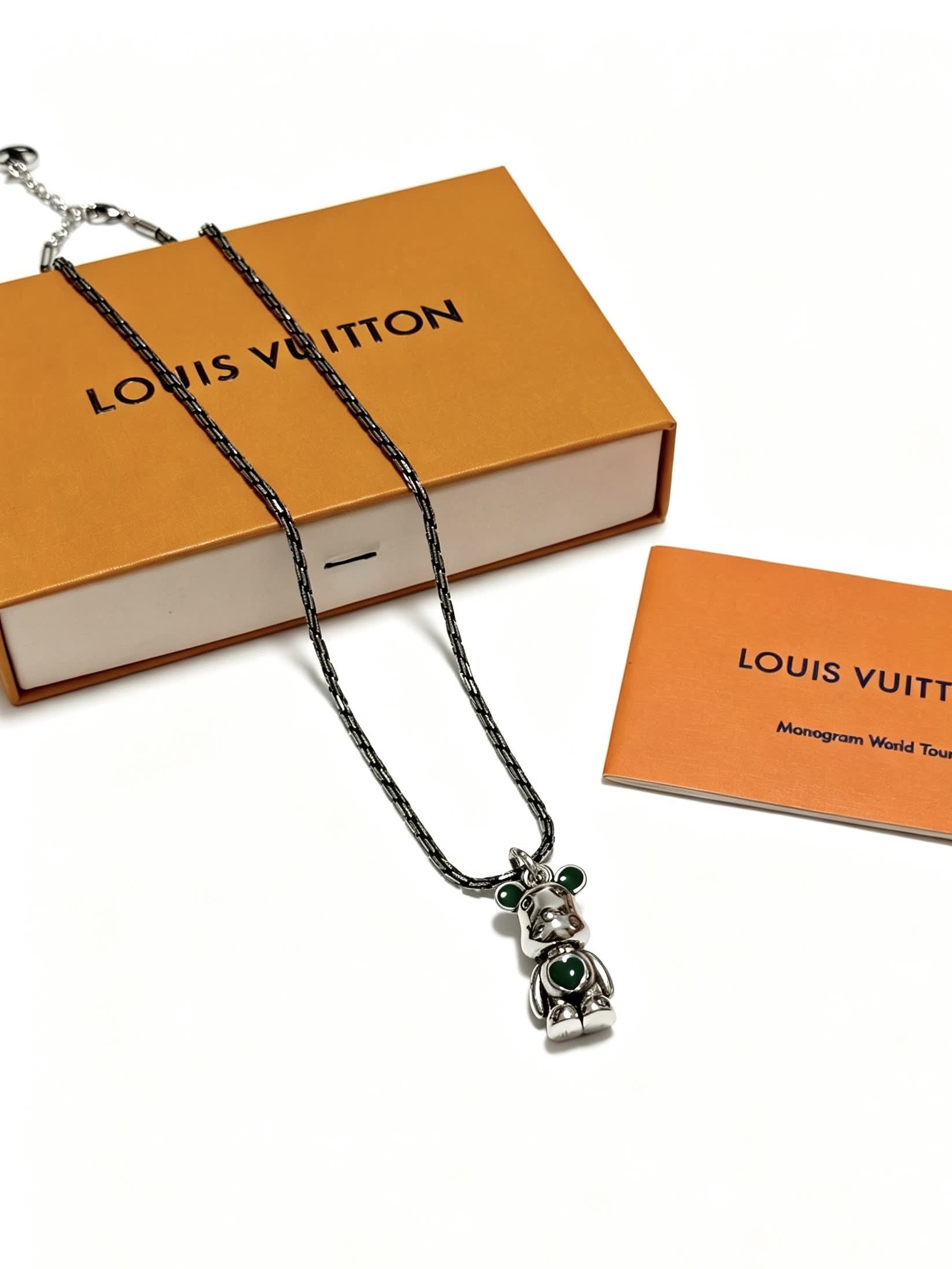 Louis Vuitton Bear Pendant Necklace Louis Vuitton Bear Pendant Necklace
